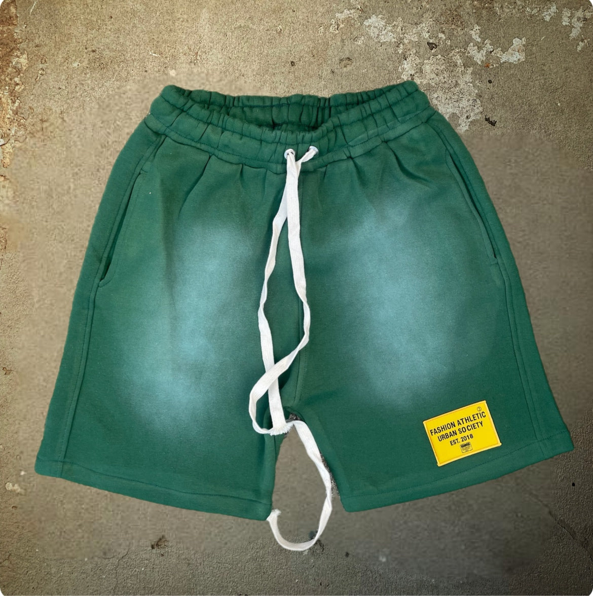 FAUS Acid Wash Shorts