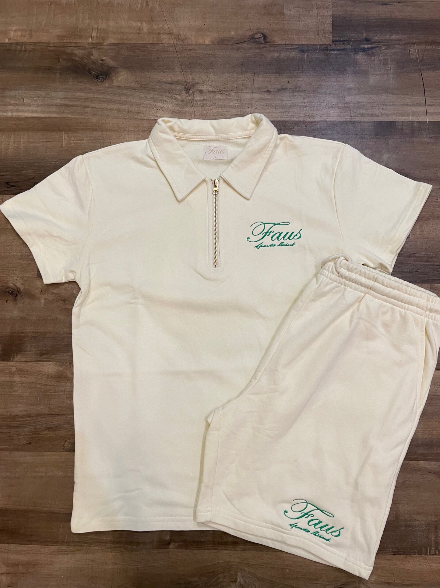 FAUS Sports Club 2PC Kelly Green Tennis Set