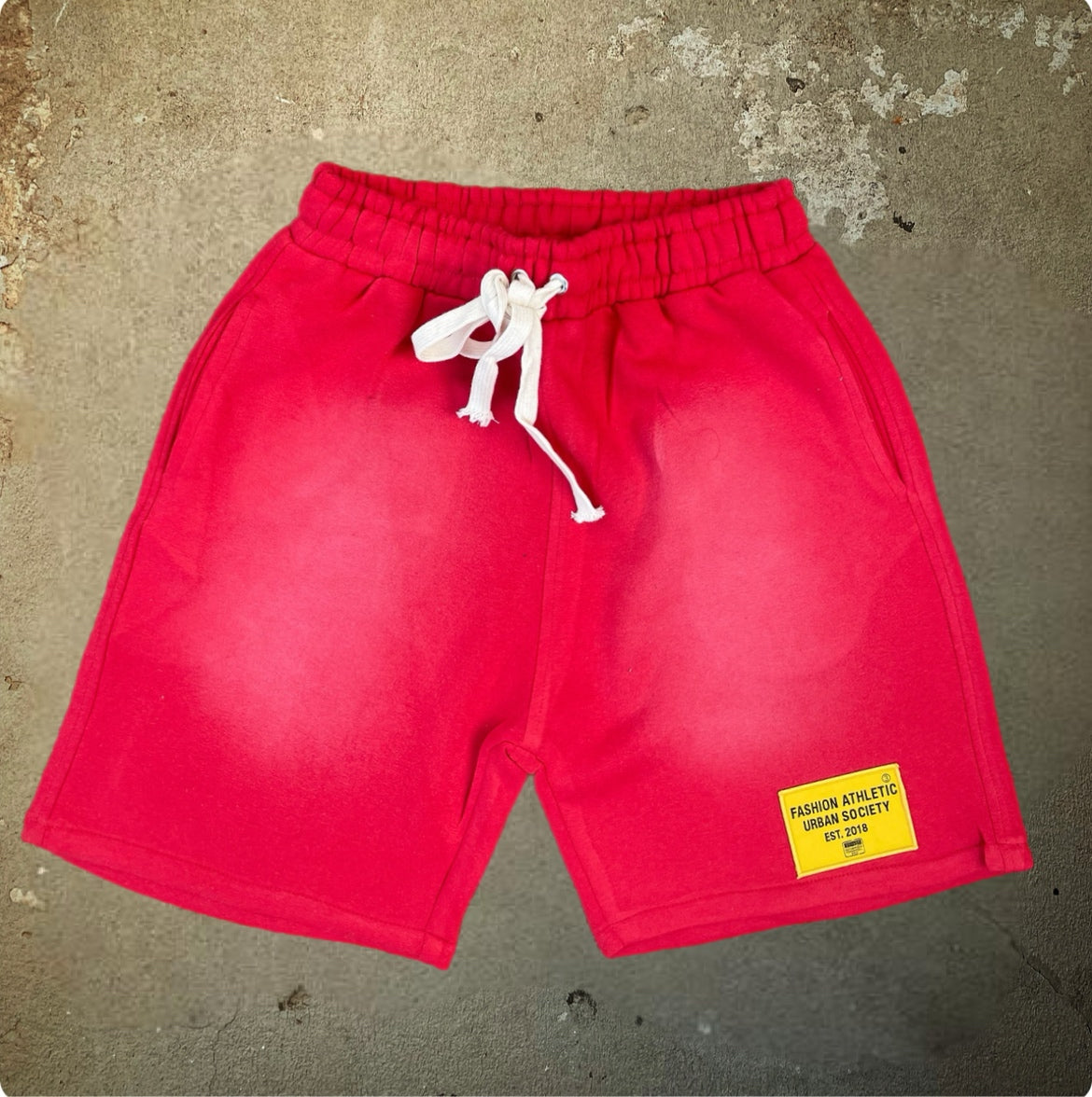 FAUS Acid Wash Shorts