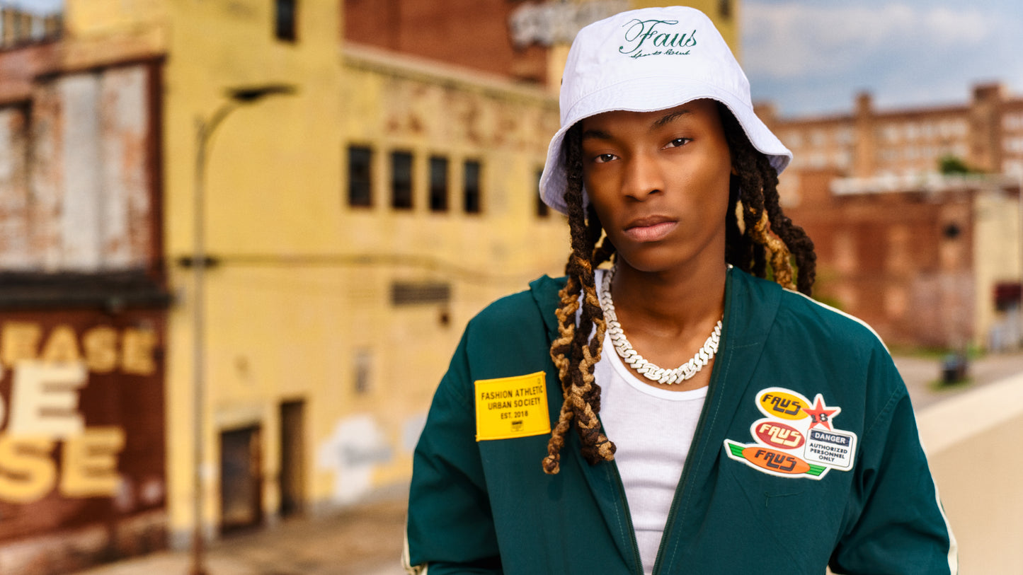 FAUS “Superstar” Stripe Runner Nylon Jacket