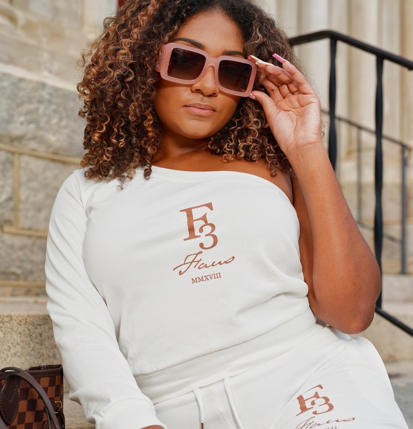 FAUS F3 Women 2PC White Shoulder Set
