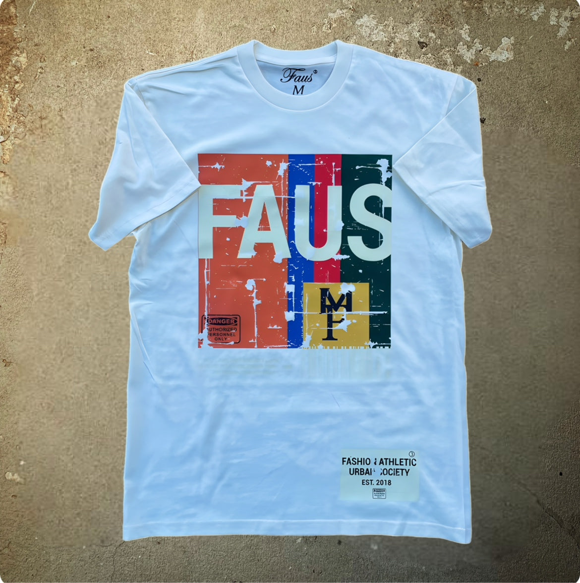 FAUS Distressed Member Tee