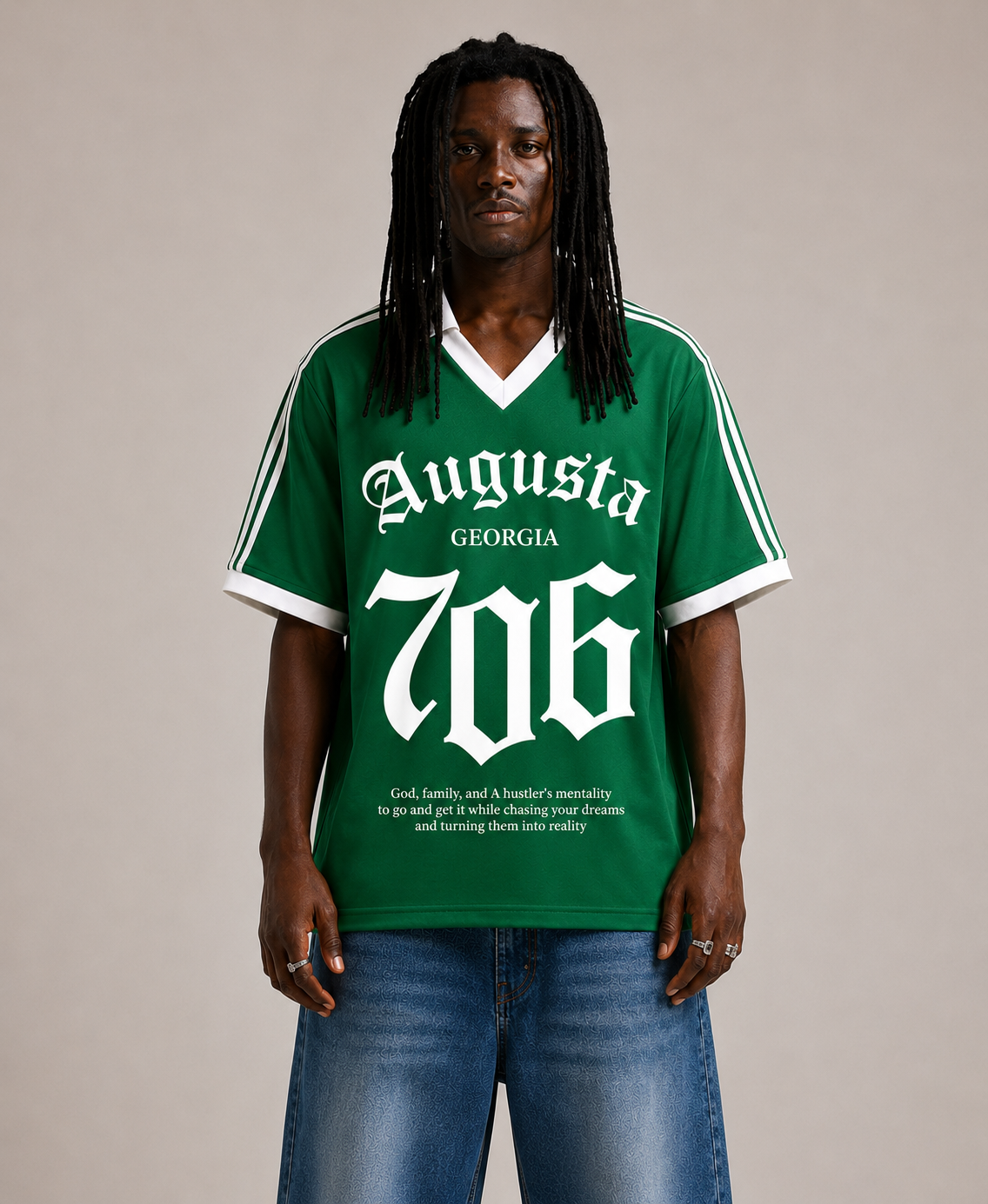 “706 Soccer Jersey” Polo