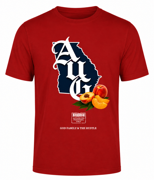 “AUG-706” Red Peach Tee