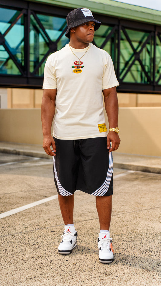 FAUS Oversized Racer Nylon Shorts