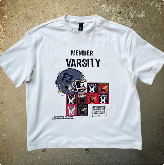FAUS “Varsity Member” Boxy Tee
