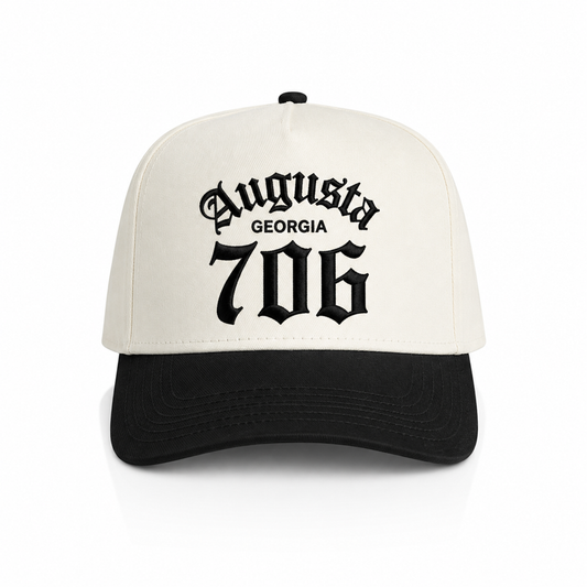 “AUG-706” Five Panel Cap