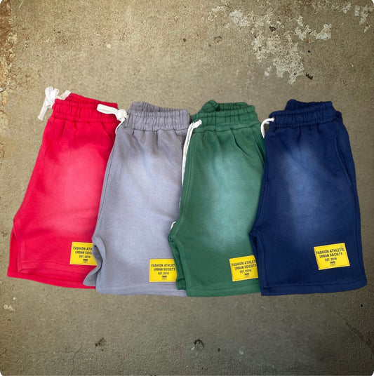 FAUS Acid Wash Shorts