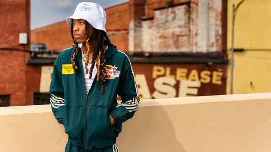 FAUS “Superstar” Stripe Runner Nylon Jacket