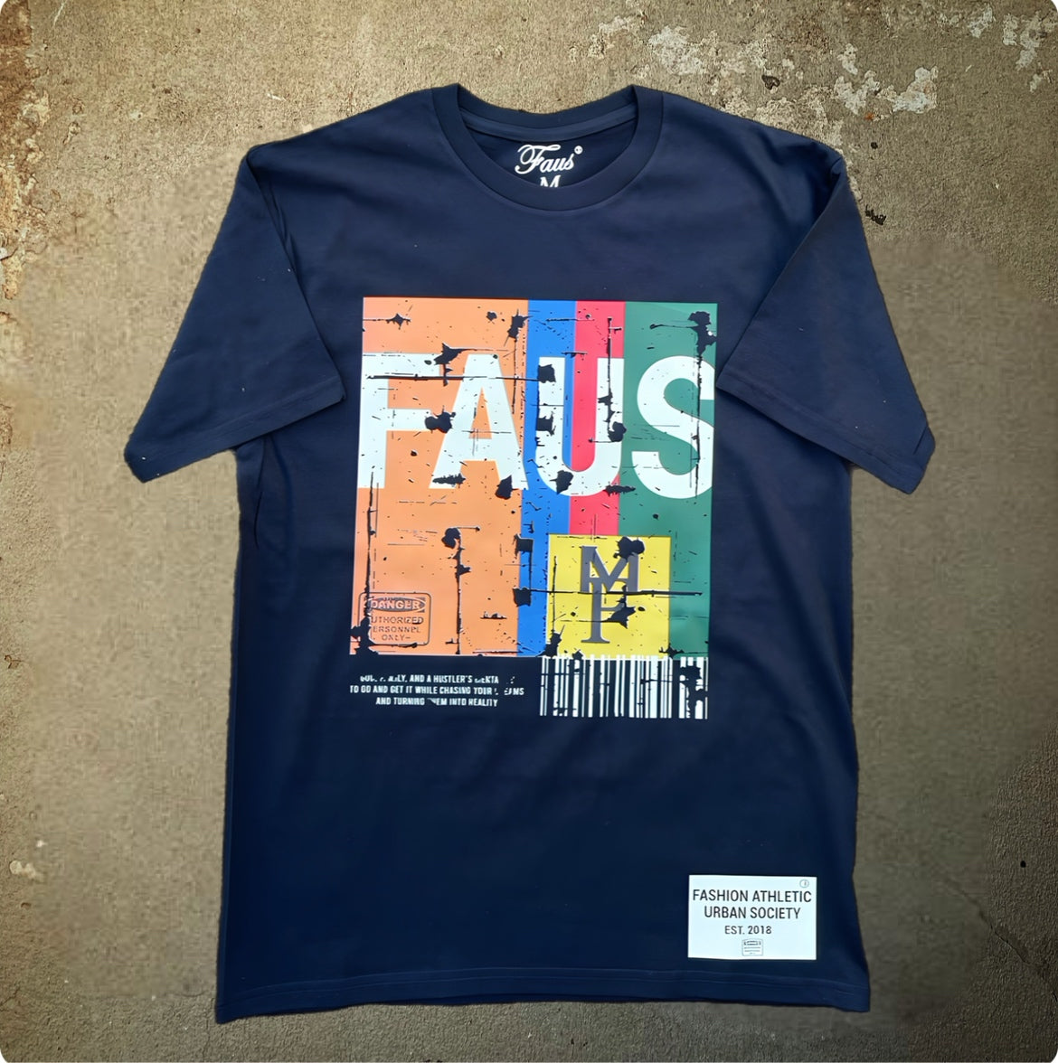 FAUS Distressed Member Tee