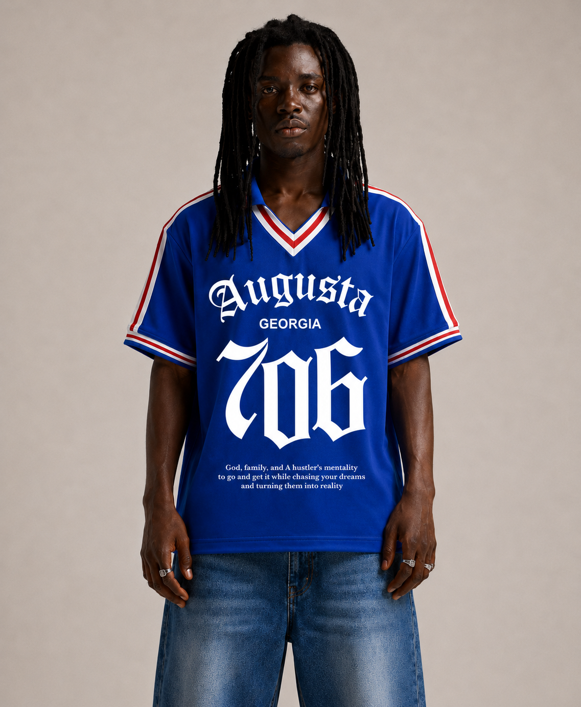 “706 Soccer Jersey” Polo